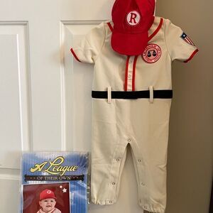 12-18M A League of Their Own baby Jimmy Dugan costume